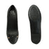 Women's Textured Round Toe Block Heel Pumps