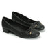 Women's Textured Round Toe Block Heel Pumps