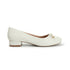 Women's Textured Round Toe Block Heel Pumps