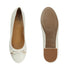 Women's Textured Round Toe Block Heel Pumps