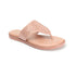 Women's Beautifully Embellished Wide Thong Strap Thong Sandals