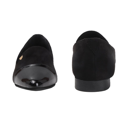 Women's Two-Tone Pointed Toe Loafers