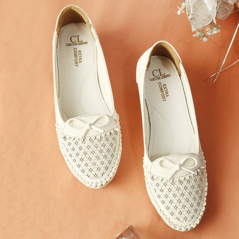 Women's Decorative Low Wedge Loafers