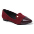 Women's Two-Tone Pointed Toe Loafers