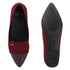 Women's Two-Tone Pointed Toe Loafers