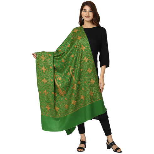 Women's Hand Embroidery Wool Shawl
