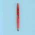 Carlton London Red Metal Twist Ball Pen for Unisex