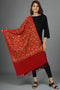 Women's Aari Embroidered Wool Stole