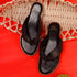 Women's Glamorous Ruched T-Strap Sandal