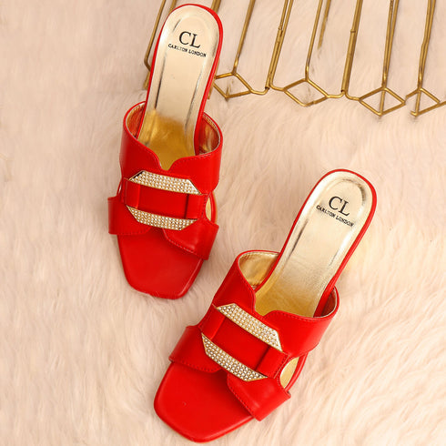 Women's Effortless Slip-On Style Decorative Buckle Sandal