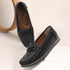 Women's Textured Classic Slip-On Loafers