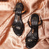 Women's Adjustable Ankle Strap Strappy Embellished Sandals
