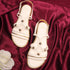 Women's Gold-Toned Bead-Detail Sandals