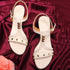 Women's Adjustable Ankle Strap Strappy Embellished Sandals