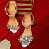 Women's Adjustable Ankle Strap Embellishment Sandal