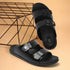 Double Buckle Adjustable Comfort Slides Sandals