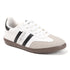 Women's Retro Stripe Canvas Lace-Up Lifestyle Sneaker