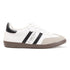 Women's Retro Stripe Canvas Lace-Up Lifestyle Sneaker