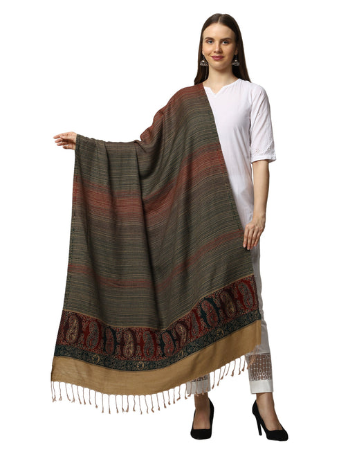 Women's Jamawar Wool Shawl