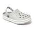 Men Striped Band Perforated Clogs