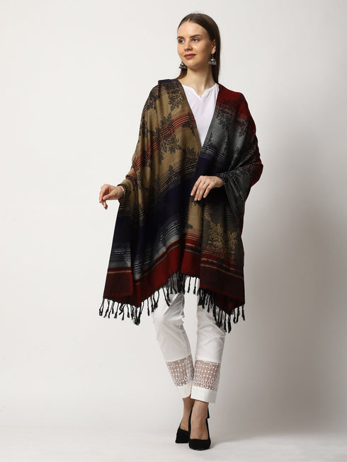 Women's Jamawar Wool Shawl