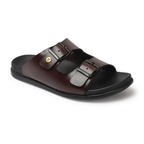 Double Buckle Adjustable Comfort Slides Sandals