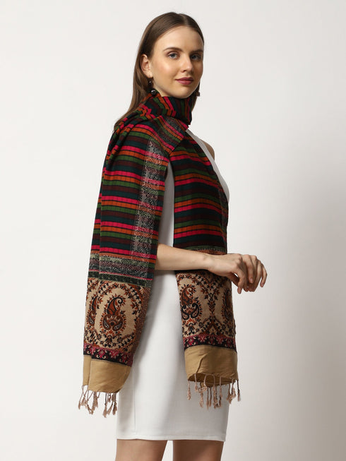 Women's Jamawar Wool Stole