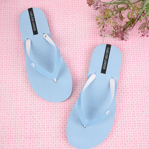 Women Striped Strap Thong Sandals