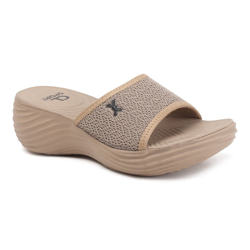 Women's Knitted Single-Band Comfort Wedge Sandal