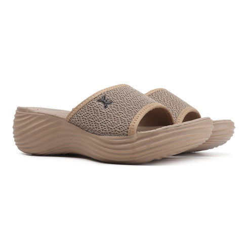 Women's Knitted Single-Band Comfort Wedge Sandal