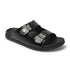 Double Buckle Adjustable Comfort Slides Sandals