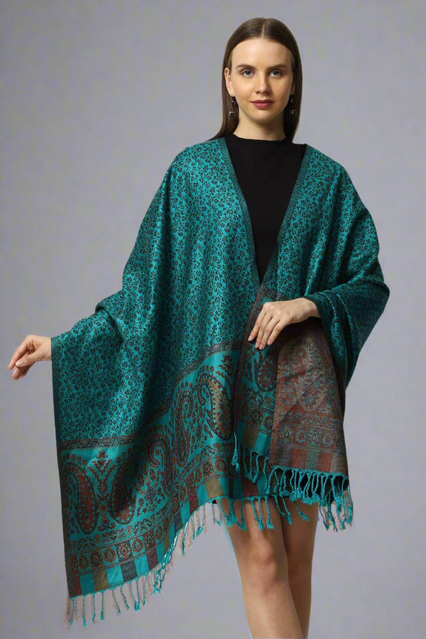 Women's Jamawar Wool Stole