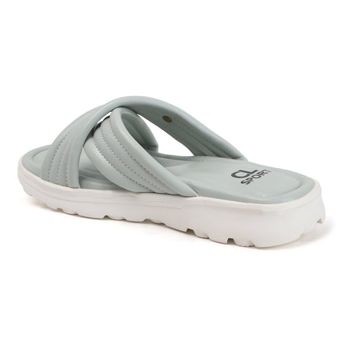 Women's Cushioned Padded Cross-Band Comfort Sandal
