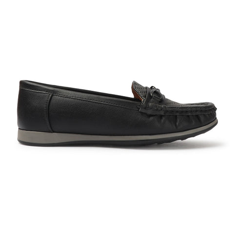 Women's Textured Classic Slip-On Loafers