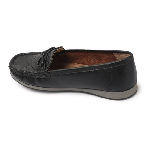 Women's Textured Classic Slip-On Loafers