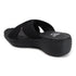 Women's Knitted Cross-Strap Toe-Loop Comfort Wedge Sandal