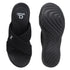 Women's Knitted Cross-Strap Toe-Loop Comfort Wedge Sandal