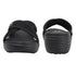 Women's Knitted Cross-Strap Toe-Loop Comfort Wedge Sandal
