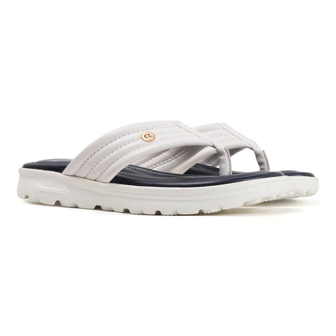 Women's Contoured Padded Thong Strap Comfort Sandal