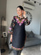 Mansi in Falak Kashmiri Kurta Set - Black
