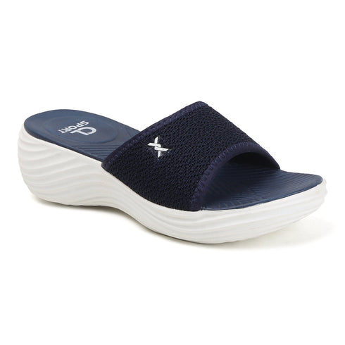 Women's Knitted Single-Band Comfort Wedge Sandal