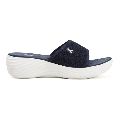 Women's Knitted Single-Band Comfort Wedge Sandal
