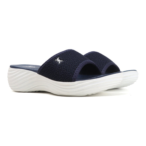 Women's Knitted Single-Band Comfort Wedge Sandal