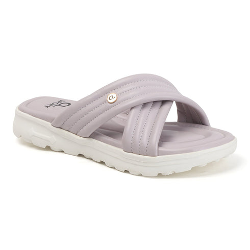 Women's Cushioned Padded Cross-Band Comfort Sandal