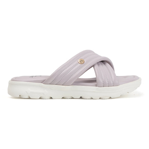 Women's Cushioned Padded Cross-Band Comfort Sandal