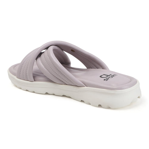 Women's Cushioned Padded Cross-Band Comfort Sandal