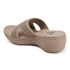 Women's Woven Strap Cutout Detail Comfort Wedge Sandal