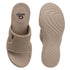 Women's Woven Strap Cutout Detail Comfort Wedge Sandal