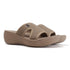 Women's Woven Strap Cutout Detail Comfort Wedge Sandal