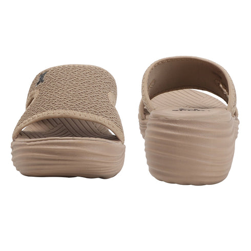 Women's Woven Strap Cutout Detail Comfort Wedge Sandal